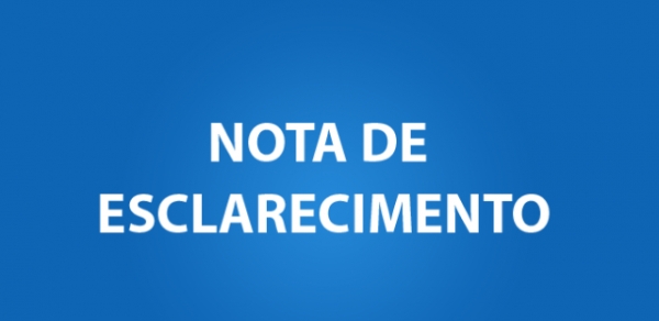 Nota de esclarecimento