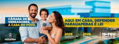 Câmara de Parauapebas inicia atividades legislativas com sessão ordinária na próxima quinta-feira (19)