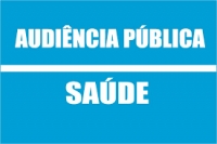 Aviso de convocação da população para audiência pública da saúde