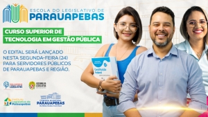 Escola do Legislativo anuncia edital do curso superior de Tecnologia em Gestão Pública