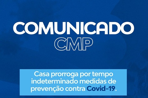 Câmara prorroga medidas de prevenção à propagação da covid-19