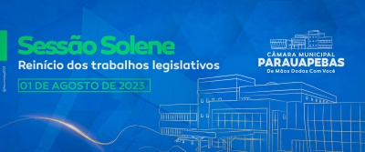 Trabalhos legislativos da CMP retornam dia 1º de agosto