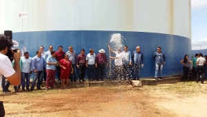 Vereadores participam de inauguração do sistema de água que irá atender os bairros Parque dos Carajás e Cidade Jardim