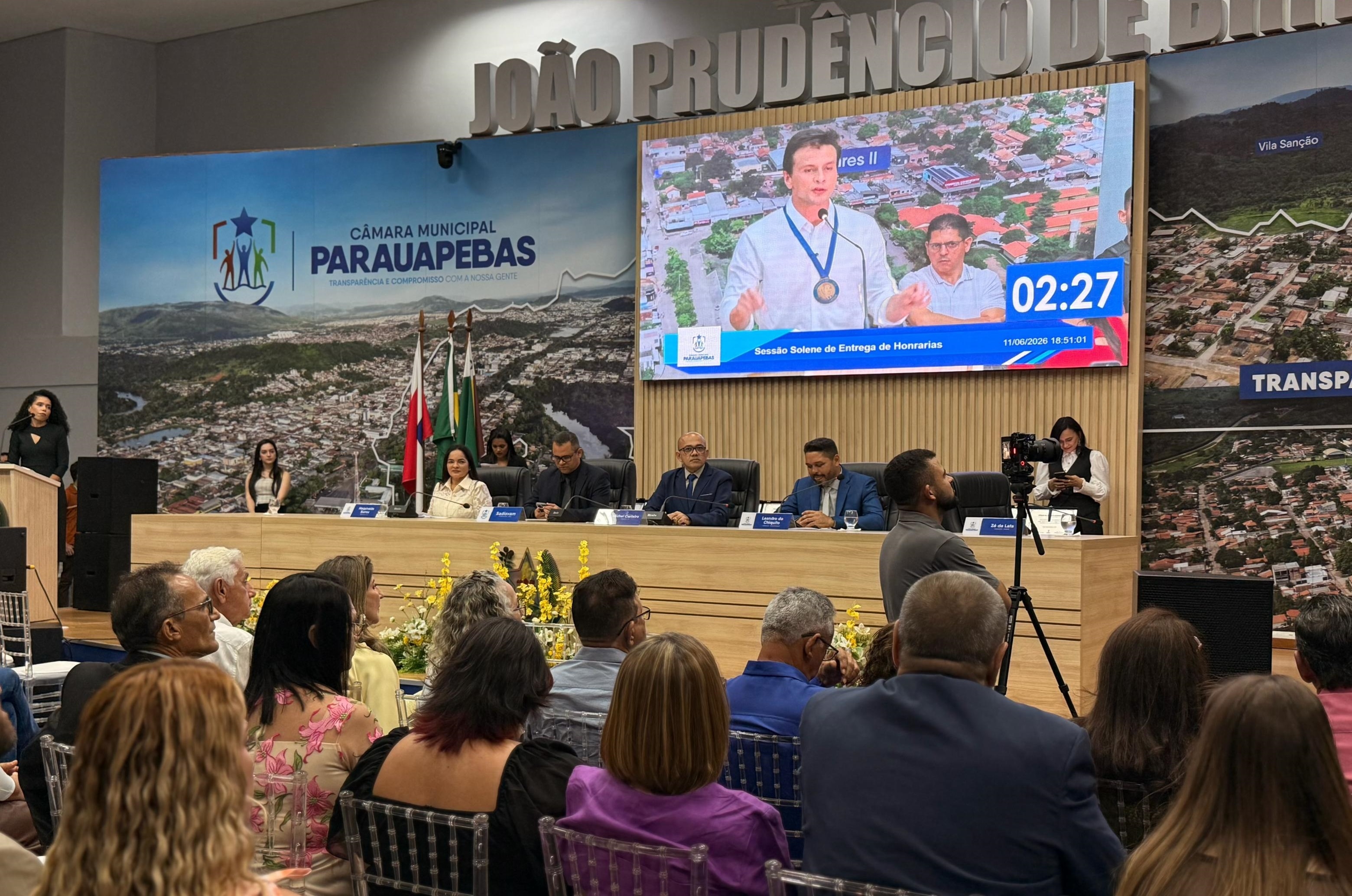 ICâmara celebra cidadãos que ajudaram a construir a história de Parauapebas